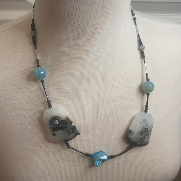 Handmade Turquoise necklace - Picture 7 of 8